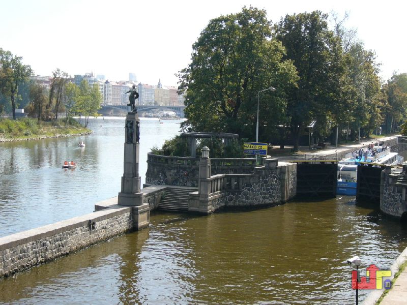 Blick auf die Moldau